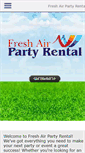 Mobile Screenshot of freshairparty.com